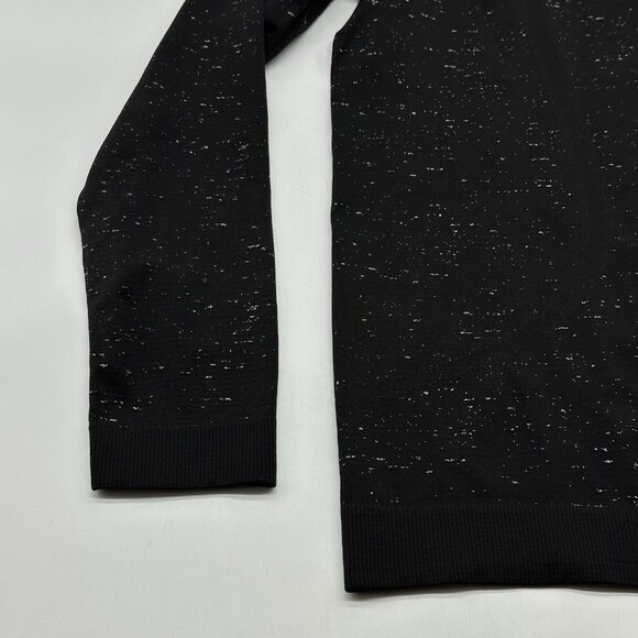 Lululemon Swiftly Tech Long Sleeve Breeze Size 8 Black / White Relaxed Fit Shirt - Picture 5 of 10